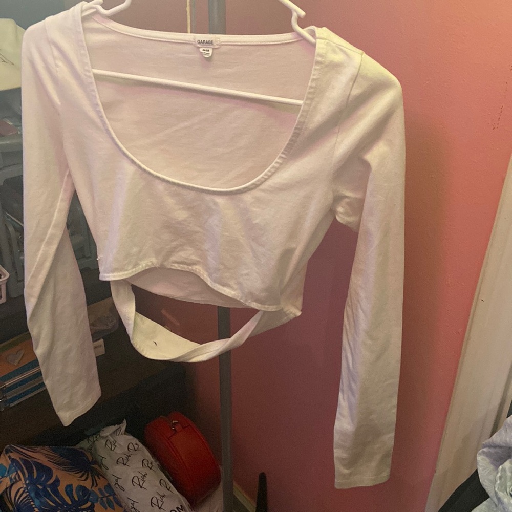 White Crop Top